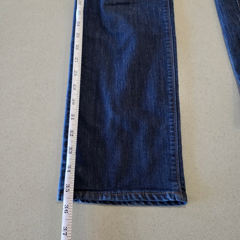 Ann Taylor LOFT Straight Leg Dark Wash Jeans Size 6/28P G-8230 - Picture 2 of 9